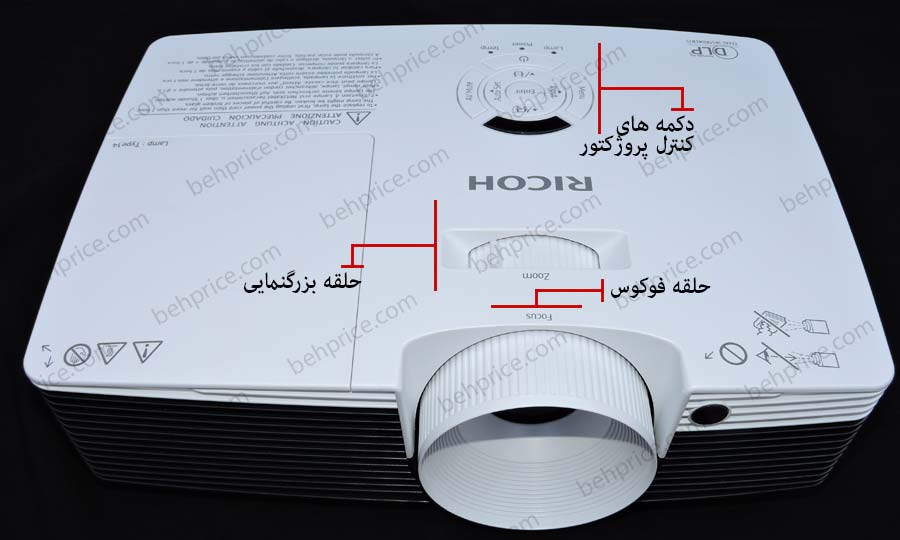 حلقه بزرگنمایی پروژکتور Ricoh PJ-X2240